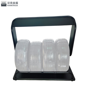 Espositore per Ruote Auto in Metallo di Alta Qualità e Supporto per Ruote per Uso Pubblicitario Interno/Esterno - Product Image 3