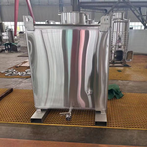 Réservoir IBC en acier inoxydable de 1000 L pour le stockage et le <span class=keywords><strong>transport</strong></span> de produits chimiques, prix d'usine, idéal pour le stockage du vin - Product Image 3