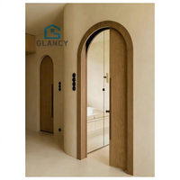 Puertas Corredizas de Madera Maciza con Doble Acristalamiento, Abatibles, Ahorradoras de Espacio, para Dormitorio