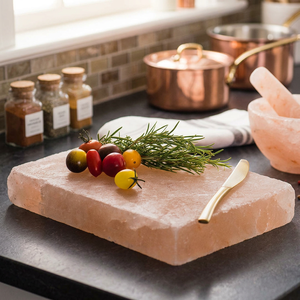 Sel rose de l'Himalaya rond de qualité supérieure 2025 – Pierre à cuisiner raffinée et de qualité supérieure pour barbecue et décoration intérieure - Product Image 1