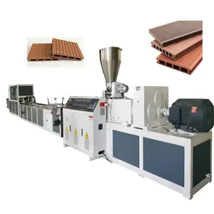 WPC Louver Panel Making Machine Fluted Panel Extruder WPC Profile Extrusion Production Line