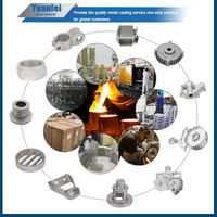 Fonderie de fonderie à cire perdue sur mesure en acier inoxydable 304 306 avec usinage CNC et passivation de surface