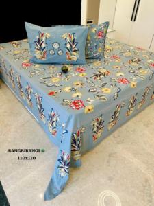 Rangbirangi Bedding Set Floral Discharge Print <b>Quilt</b> Cover Set Red <b>Bedspread</b> Pillow Covers for Bedroom Home Use - Product Image 5