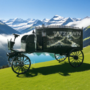 Lanterne décorative royale antique à roues à rayons pour cortège funéraire - Product Image 4