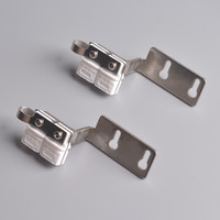 Glissière professionnelle en acier inoxydable KECO A0025 et support de rail pour rideaux à plis ondulés
