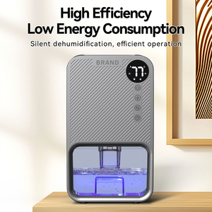 Máy hút ẩm cho phòng ngủ MINI thông minh cho gia đình với 7 đèn LED, siêu yên tĩnh & tự động tắt, máy hút ẩm cho tầng hầm, nhà để xe - Product Image 4