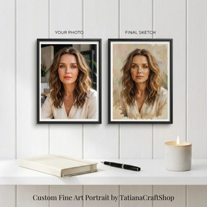 Retrato Personalizado a Partir <span class=keywords><strong>de</strong></span> Foto |   Pintura al Óleo Realista, Estilo <span class=keywords><strong>de</strong></span> <span class=keywords><strong>Arte</strong></span> Clásico - Product Image 2