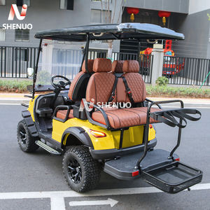 48 Volt AWD Aluminium rahmen Elektrischer Golf wagen Grüner SUV Car Style Allradantrieb 4x4 Road Ready with Batteries - Product Image 3