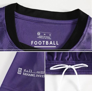 Camiseta <span class=keywords><strong>de</strong></span> Fútbol Personalizada con Logotipo <span class=keywords><strong>de</strong></span> <span class=keywords><strong>Equipo</strong></span>, Sin Pedido Mínimo, Nombre y Número Personalizados - Product Image 2