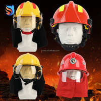 Casque de pompier ignifuge de type T sans fentes avec 8 points de suspension, conforme aux normes européennes et australiennes, casque de sécurité incendie