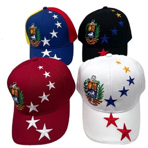 Casquette de baseball classique du Venezuela avec logo du drapeau à 7 étoiles <span class=keywords><strong>brodé</strong></span>, casquette sandwich marron, Gorras De Venezuela Bisbol, casquette en gros, Y2K - Product Image 2