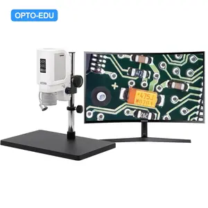 OPTO-EDU A32.6401 12.0M HD 60 fpsコインエレクトロニクスステレオ顕微鏡デジタル