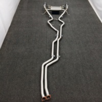 Système d'échappement Cat-Back en acier inoxydable 304 avec tuyau intermédiaire et section arrière à soupape électronique pour BMW 335i E90 E92 N54 N55 3.0T