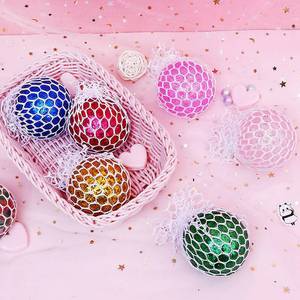 Bola de uva en polvo dorado con ventilación, pellizco infinito, no está mal, magia, juguetes extraños para aliviar el estrés, divertidas cuentas creativas, globos de agua - Product Image 3