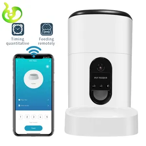 Alimentatore automatico pet 4L alimentatore automatico per gatti wifi Smart pet ciotole e mangiatoie con registratore vocale