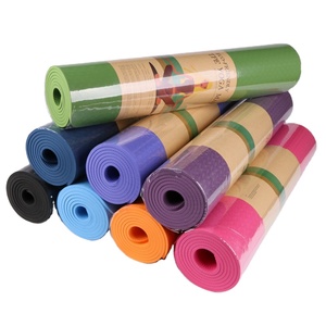 Esterilla de lyuga de un solo Color <span class=keywords><strong>para</strong></span> mujeres, hombres y niños, esterilla de <span class=keywords><strong>Yoga</strong></span> profesional de TPE, esterilla de entrenamiento con correa de transporte <span class=keywords><strong>para</strong></span> <span class=keywords><strong>Yoga</strong></span> y Pilates - Product Image 1