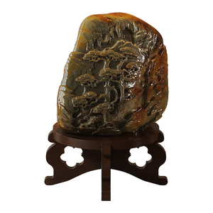 Supporto Rotondo in Bambù <span class=keywords><strong>per</strong></span> Piante, Alzata Decorativa <span class=keywords><strong>per</strong></span> <span class=keywords><strong>Vasi</strong></span> da Interno ed Esterno - Product Image 1
