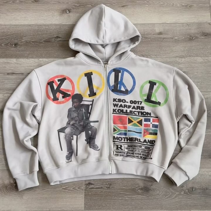 未使用　sheller Big Double zip hoodie sheller BIG double zip hoodie（500gsmCustom 100% Cotton