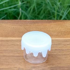 Tùy Chỉnh 5Ml 6Ml 9Ml Lọ Thủy Tinh Thủy Tinh Tập Trung Không Dính Nhựa Sáp Thảo Mộc Container <span class=keywords><strong>Jar</strong></span> Với Silicone Nhỏ Giọt Nắp - Product Image 6