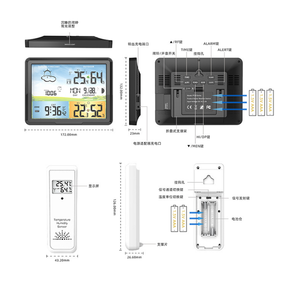 2023 Bestseller Weerstations Agrarische Kassen Weerstation Wifi Meteo Station Weer Frankrijk Spanje Polen - Product Image 3