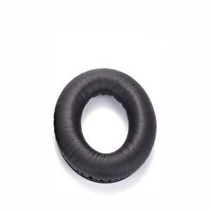 Coussinets d'oreille noirs en cuir avec mousse à mémoire de forme et coton LR pour écouteurs <span class=keywords><strong>BOSE</strong></span> <span class=keywords><strong>QC2</strong></span> / QC15 / AE2 / QC25 / QC35 - Product Image 2
