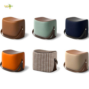 New Arrival Creative Design Modern Fabric <strong>Cushion</strong> Portable <strong>Stool</strong> for Hallway - Product Image 5