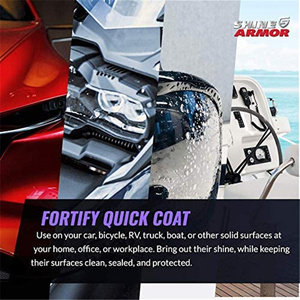 Shine Armor ORIGINAL LIQUID ORIGINAL QUALITY Quick Coat, Revestimiento Cerámico para Autos, Cera en Aerosol y Lavado de Autos sin Agua - Product Image 3