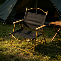 Chaise pliante portable en alliage d'aluminium pour camping, ensemble table et chaise d'extérieur pour entrepôt et parc