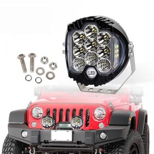 Vente en gros de phares de travail LED de remplacement de 5 pouces, 7 pouces, 9 pouces, 12V 90W 8000LM, phare de conduite, phare de voiture, projecteur, moto tout-terrain - Product Image 1