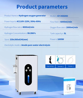 Électrolyseur à hydrogène de 6000 ml par minute, électrolyseur PEM, inhalateur, générateur d'hydrogène par inhalation, machine à hydrogène de 6000 ml