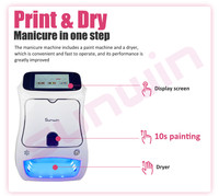 Machine Commerciale Numérique d'Impression d'Ongles 3D IA Intelligente pour Femme, Imprimante d'Art d'Ongles et de Doigts, Designs et Décoration Artistique à Vendre