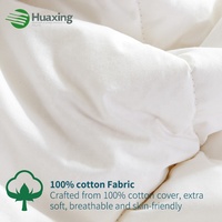 Couette en duvet de canard et d'oie pour hôtel 5 étoiles, enveloppe 100% coton anti-duvet, taille Queen et King, certifiée OEKO RDS, Skin-F