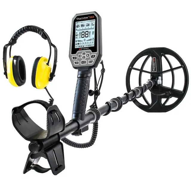 Multi Frequency S63 Gold Metal Detector Lithium Rechargeable Fully Waterproof Prospecting IP68 All Types Targets Conditions