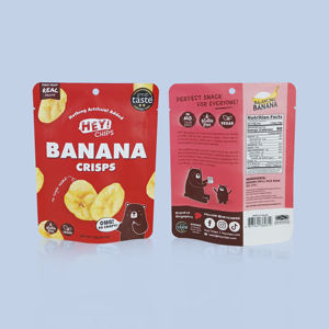 Sac de chips à fermeture éclair réutilisable avec impression numérique de qualité alimentaire - Product Image 3