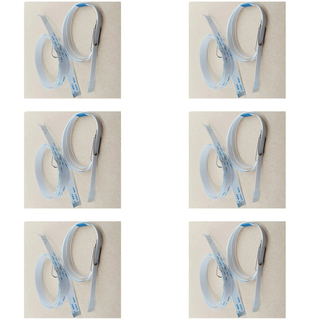 6 Sets Isscx Rubber Scan Scanner Head Motor Cable for L3070/L1218 Series