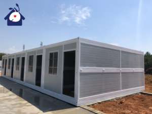 Casa Contenedor Plegable Prefabricada de Fácil Instalación en Europa, 40 Pies, Panel Sándwich de Acero de Lujo, para Apartamentos, Hoteles y Hospitales - Product Image 2