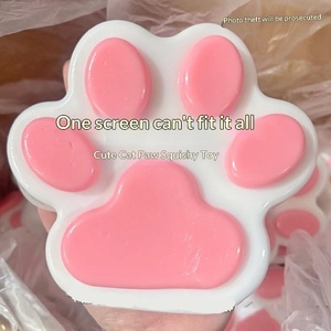 Ensemble de bombes de bain en forme de patte de chat, bombes de bain effervescentes naturelles et biologiques aux huiles essentielles, hydratantes, aromathérapie, cadeau de spa pour enfants et femmes - Product Image 2