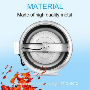 Ventilateur de gaine en ligne à flux mixte DCFAIR DF-315W1 12 pouces, 100-120V, 2 vitesses, AC, en métal, <span class=keywords><strong>extracteur</strong></span> <span class=keywords><strong>d</strong></span>'<span class=keywords><strong>air</strong></span>, efficace pour la vente en gros OEM - Product Image 3