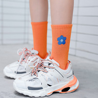 Chaussettes de sport personnalisées pour athlètes, broderie en coton, chaussettes de sport personnalisées avec logo