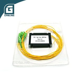 Gcabling Ftth Epon Gpon fibra ottica 1x4 Splitter Abs cassetta <span class=keywords><strong>con</strong></span> Pigtail fibra ottica Plc Splitter - Product Image 6
