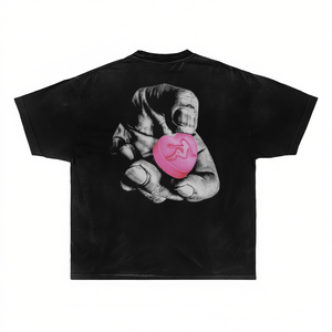 Camiseta Oversize con Estampado de Pastillas, Estilo Urbano Y2K, Diseño Meme - Product Image 2