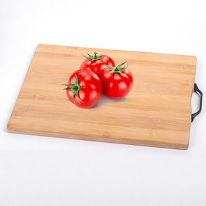 Nuovo Design personalizzato di fabbrica formaggio unico e Pizza di grandi dimensioni con manico tagliere di bambù tavola da tavola con posate - Product Image 2