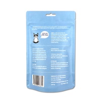 Sac d'emballage de biscuits debout avec fermeture à glissière pour chien avec fenêtre de pochette alimentaire avec logo de conception personnalisée moule à gâteau d'emballage alimentaire PE transparent