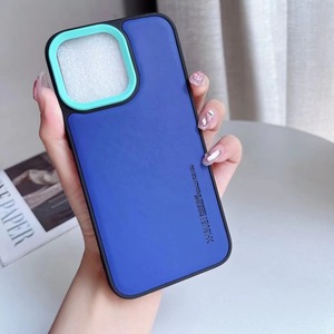 Vente en gros en usine de coques de téléphone portable en cuir pur coloré Accessoires Coque arrière pour iPhone 11 12 16 17 Pro Max - Product Image 5