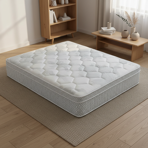 Matelas Euro Top ressorts hélicoïdaux, premium antidérapant pour dormeurs dorsaux et chambre d’invités - Product Image 4