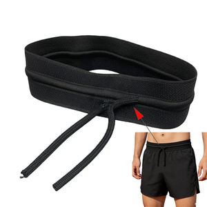 สายรัดแบบกำหนดเอง กว้าง 4.5 ซม. สายรัดแบบเชือกผูก ปรับได้ สายรัดถักแบบยืดหยุ่น สำหรับอุปกรณ์เสริมกางเกง - Product Image 1