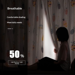 <span class=keywords><strong>ผ้า</strong></span><span class=keywords><strong>ม่าน</strong></span>กันแสงแบบถักลายพิมพ์สไตล์เกาหลีสำหรับห้องนอน ติดตั้งง่ายไม่ต้องเจาะรู ขนาดเล็ก เหมาะสำหรับหอพัก - Product Image 4