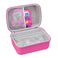 Ensemble de lettres magnétiques LeapFrog Fridge Phonics personnalisé avec étui de rangement rigide de voyage en EVA pour jouet d'enfant, étanche