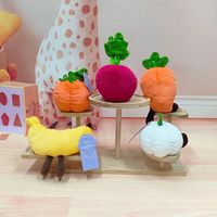 Véritable Palmier Ecologique Série Légumes Simulation Chou-fleur Aubergine Maïs Peluche Figure Jouets Vente en Gros Cadeau