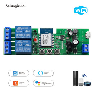 F0502/f0503 tuya nhà thông minh 2CH Wifi động cơ về phía trước đảo ngược chuyển đổi DC 110V 220V,<span class=keywords><strong>2</strong></span> kênh mô-đun tiếp sức, Alexa bằng giọng nói điều khiển từ xa - Product Image 3